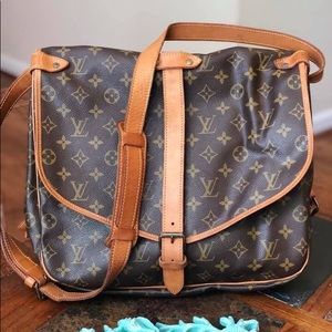 Authentic Louis Vuitton Saumur 35